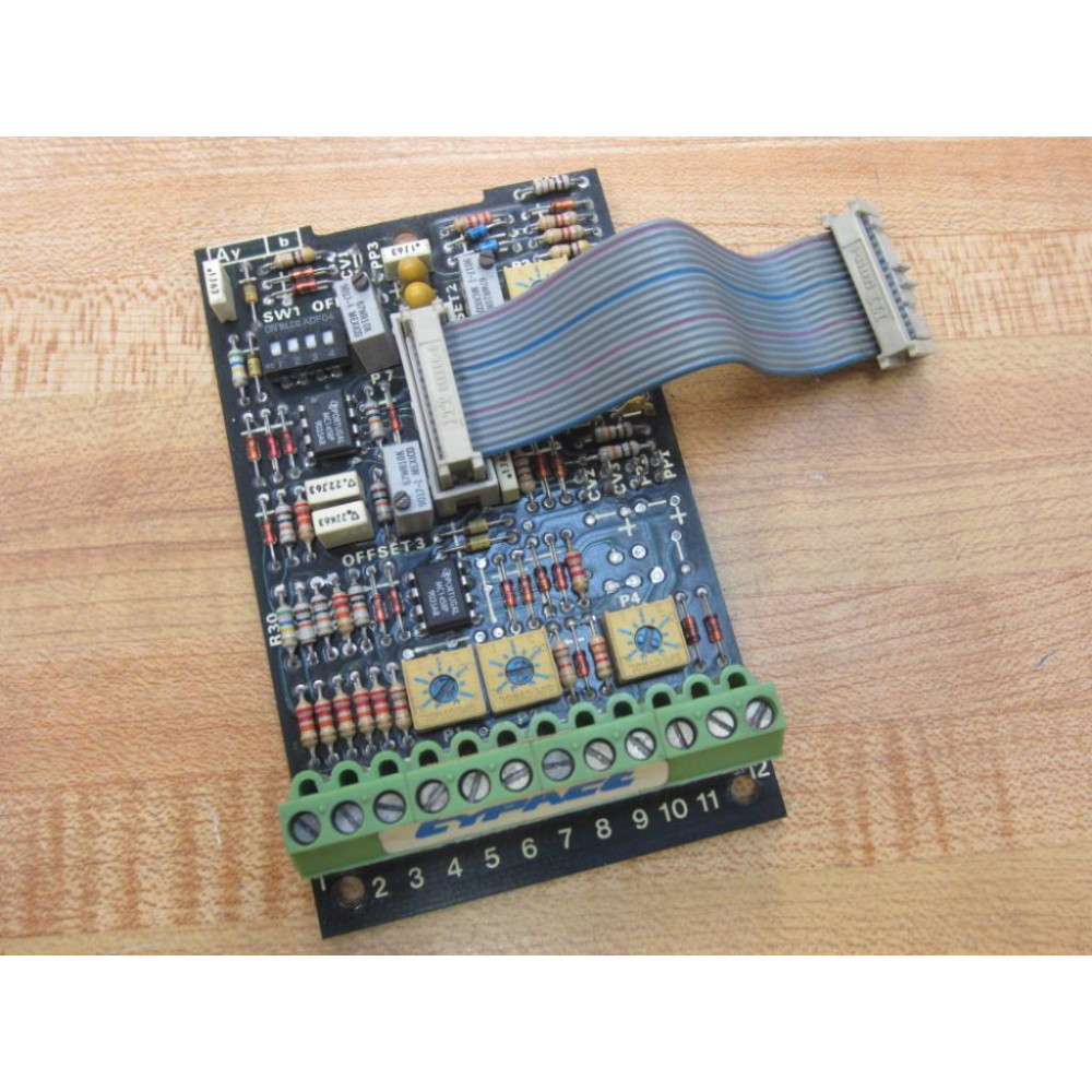 SIEI ECS1304-3 Ayb Circuit Board ECS13043 w16 F-Pin Cable Lead - Used