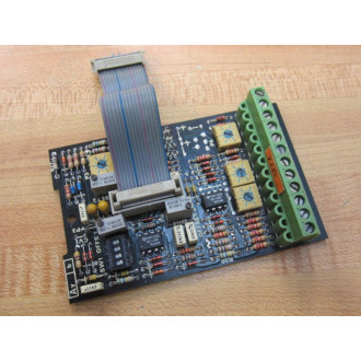 SIEI ECS1304-3 Ayb Circuit Board ECS13043 w16 F-Pin Cable Lead - Used