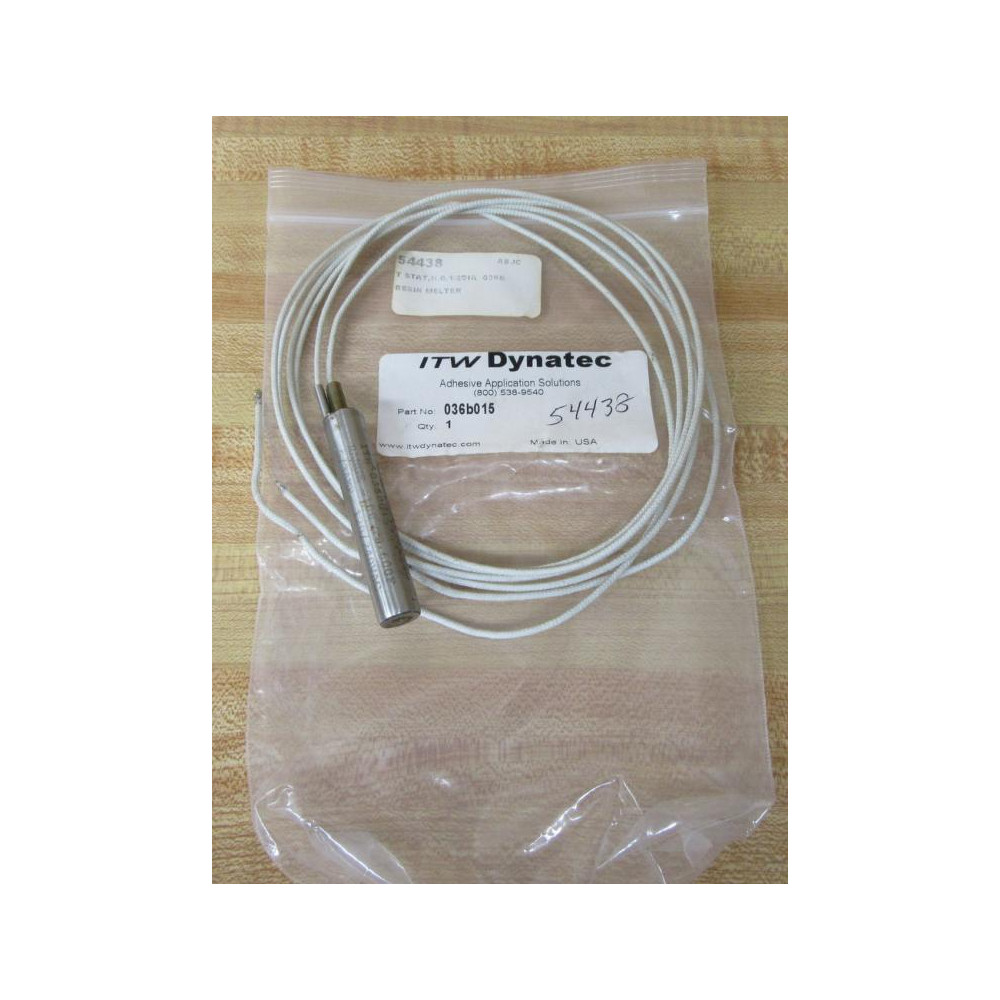 ITW Dynatec 036B015 Thermostat 1A2C9 J