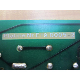 KAMPF E19.0005-2 Circuit Board E1900052 - Used
