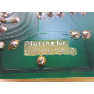 E.KAMPF E19.0024-2 Circuit Board E1900242 - Used