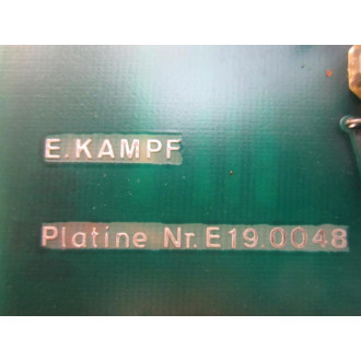 E.KAMPF E19.0048 Circuit Board E190048 - Used