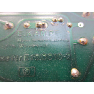 E.KAMPF E19.0010-2 Circuit Board E1900102 - Used