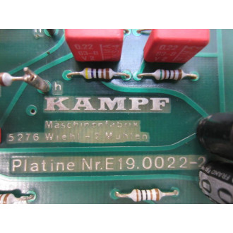 KAMPF E19.0022-2 Circuit Board E1900222 - Used