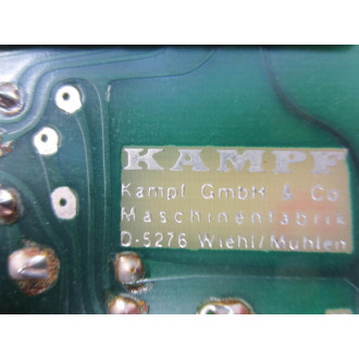 KAMPF E19.0002-3 Circuit Board E1900023 - Used
