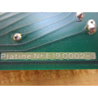 KAMPF E19.0002-3 Circuit Board E1900023 - Used