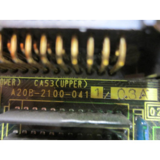 Fanuc A20B-2100-0411 Circuit Board 3 A20B-2100-041103A - Parts Only