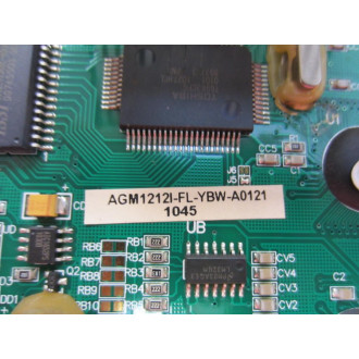 AZ Displays AGM1212I Display Board AGM1212I-FL-YBW-A0121 - Used