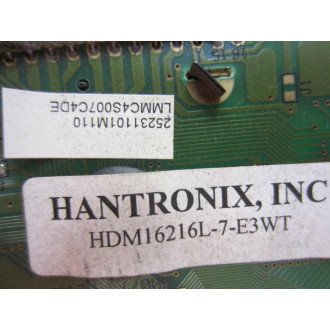 Hantronix HDM16216L-7-E3WT LED Display M007I - Used