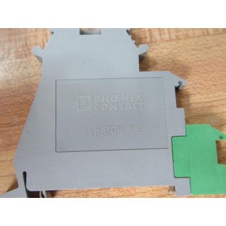Phoenix Contact DOK 1.5 Terminal Block D0K 1.5 (Pack of 23) - New No Box