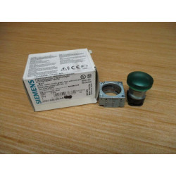 Siemens 3SB3 501-6AA40 Green 3SB35016AA40 wBase - New No Box