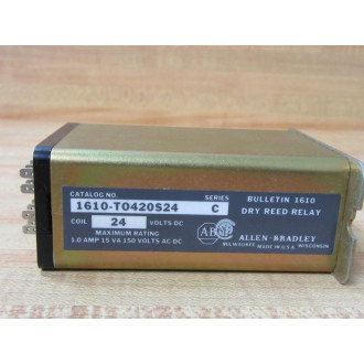 Allen Bradley 1610-T0420S24 Dry Reed Relay 1610T0420S24 - New No Box