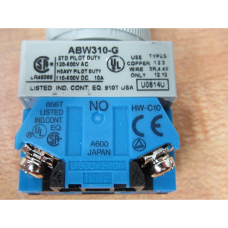 IDEC ABW310-G 22MM Green Pushbutton ABW310G
