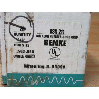 Remke RSR-211 34" Aluminum Cord Grip RSR211 (Pack of 25)