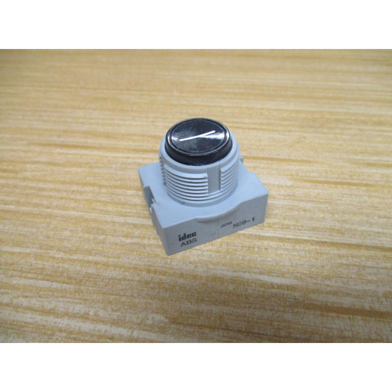 IDEC ABS Black Push Button W Dash "-" - Used