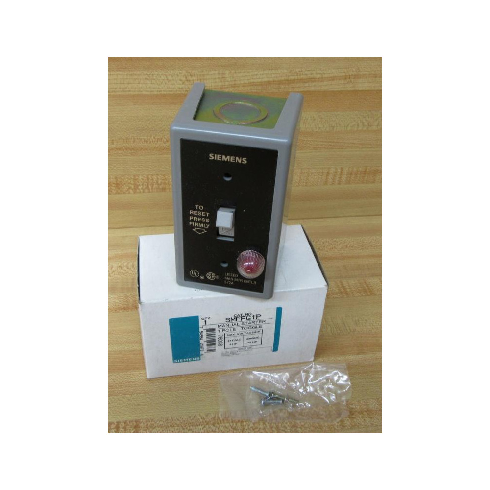Siemens SMFFG1P Manual Starter Siemens SMFFG1P Manual Starter
