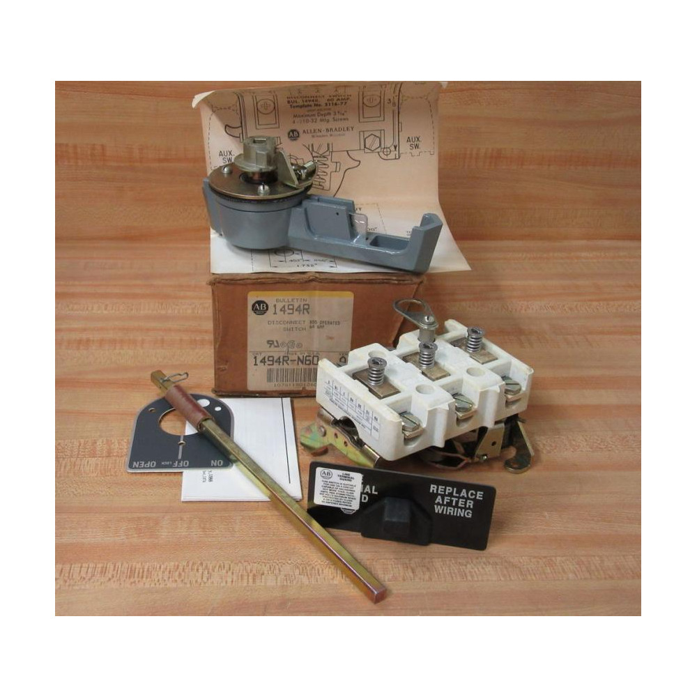 Allen Bradley 1494R-N60 Disconnect Switch 1494RN60