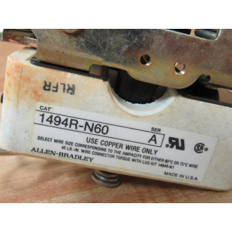 Allen Bradley 1494R-N60 Disconnect Switch 1494RN60