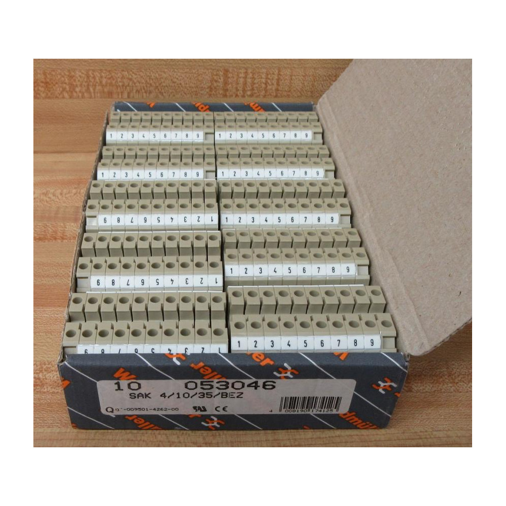 Weidmuller SAK 41035BEZ Contact Block 053046 (Pack of 10) Weidmuller SAK 41035BEZ Contact Block 053046 (Pack of 10)