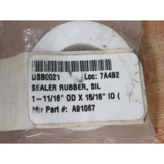 A91067 Sealer Rubber, SIL (Pack of 8)