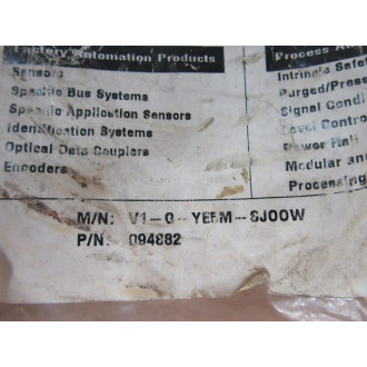 Pepperl + Fuchs V1-G-YE5M-SJOOW Cordset 094882