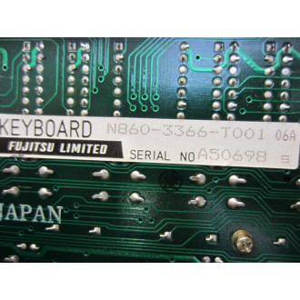 Fujitsu N860-3366-T001 Keyboard N8603366T001 N860-3366-T00106A - Used