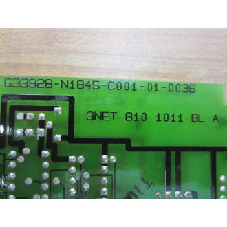 Siemens G33928-N1845-C002-D1-0036 Circuit Board 3NET 810 1011 BL - Used