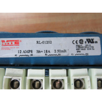 MTE RL-01202 3-Phase Reactor RL01202 - Used