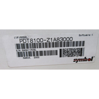 Symbol PDT8100-Z1A83000 Data Terminal PDT8100Z1A83000 WO Battery