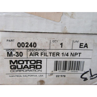 Motor Guard M-30 Compressed Air Filter 00240 Motor Guard M-30 Compressed Air Filter 00240