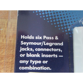 Pass & Seymour TPDC6-WV 6-Outlet Plate TPDC6WV (Pack of 9) Pass & Seymour TPDC6-WV 6-Outlet Plate TPDC6WV (Pack of 9)