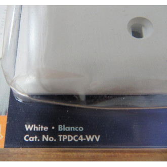 Pass & Seymour TPDC4-WV 4-Outlet Plate TPDC4WV (Pack of 7) Pass & Seymour TPDC4-WV 4-Outlet Plate TPDC4WV (Pack of 7)