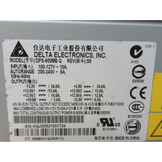 Delta DPS-600MB Q Power Supply DPS600MBQ - Used