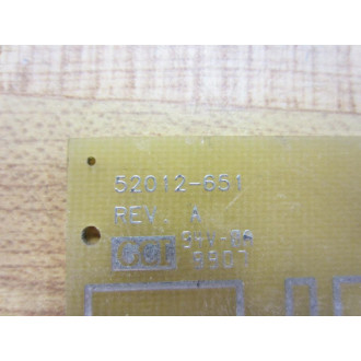 52012-651 Circuit Board 52012651 - Used