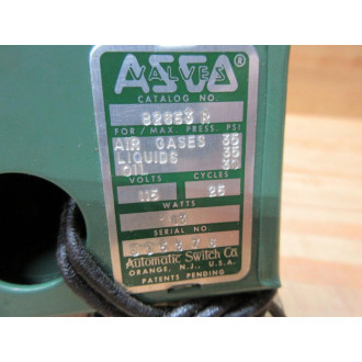 Asco 826-53-R Solenoid Valve 82653R