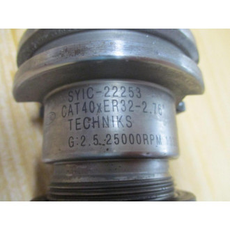 Techniks 22253 SYIC Collect Chuck CAT40 - Used