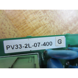 SIEI ECS 2054-4 Circuit Board PV33-2L-07-400 Rev.G - Used