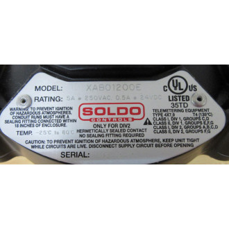 JFC Soldo 075-DA-F0507-14 Actuator W Limit Switch XAB01200E - Used JFC Soldo 075-DA-F0507-14 Actuator W Limit Switch XAB01200E - Used