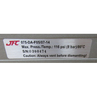 JFC Soldo 075-DA-F0507-14 Actuator W Limit Switch XAB01200E - Used JFC Soldo 075-DA-F0507-14 Actuator W Limit Switch XAB01200E - Used