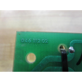 NTI 046-112-02 Power Supply Board 04611202 Rev.G - Used