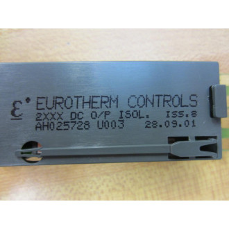 Eurotherm AH025728U003 SUB24D4 DC OP Isolation Module 025728 - Used