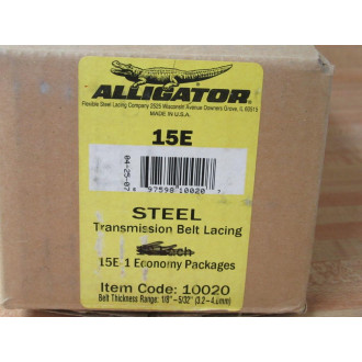 Alligator 10020 15E Transmission Belt Lacing 15E-1 (Pack of 9) Alligator 10020 15E Transmission Belt Lacing 15E-1 (Pack of 9)