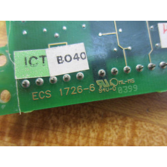 SIEI ECS 1726-6 TB0 Output PCA PCB  ECS17266 WO Screw Terminal Block - Used