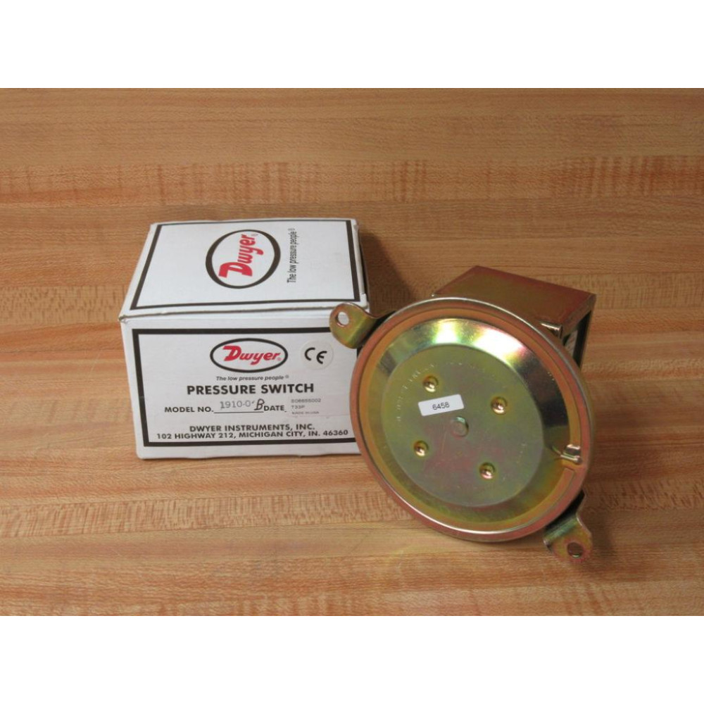 Dwyer 1910-0-B Pressure Switch 19100B Dwyer 1910-0-B Pressure Switch 19100B