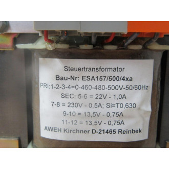 AWEH Kirchner ESA1575004xa Transformer ESA1575004xa - Used