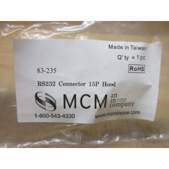 MCM 83-235 Connector Hood RS232 (Pack of 4)