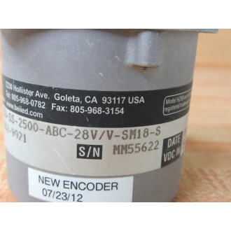 BEI 01002-9021 Encoder H25D-SS-2500-ABC-28VV-SM18-S - New No Box