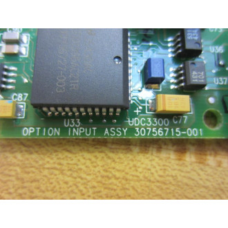 Honeywell 30756715-001 Circuit Board  30756715001 UDC3300 Option Input Assy - Used