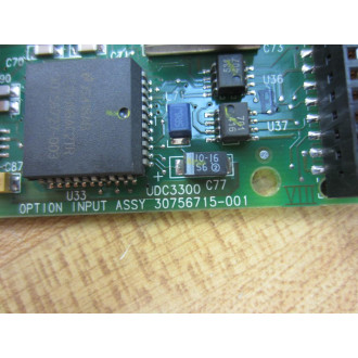 Honeywell 30756715-001 Circuit Board  30756715001 UDC3300 Option Input Assy - Used