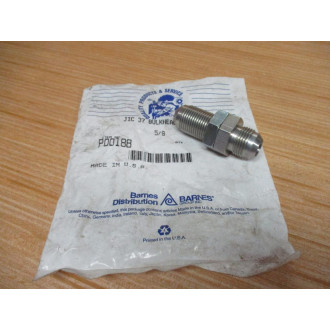 Barnes P00188 JIC 37 Bulkhead Union 58" (Pack of 2)